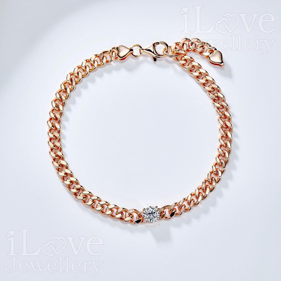 Luxe Chain Sparkle Bracelet ILB005