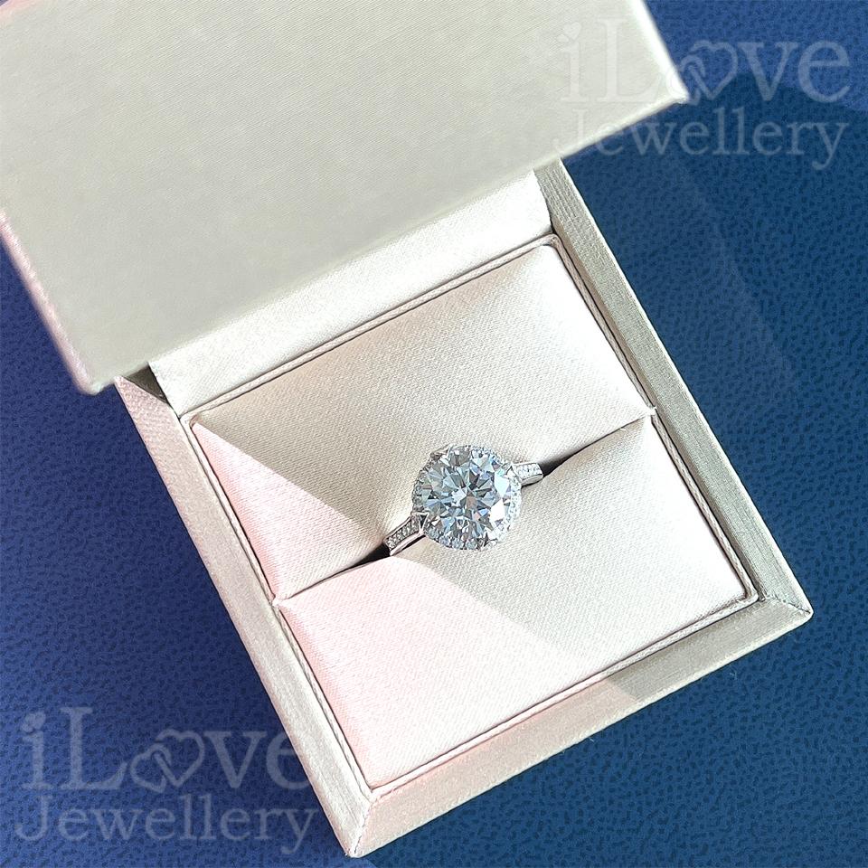 Brilliant Halo Promise Ring ILR034