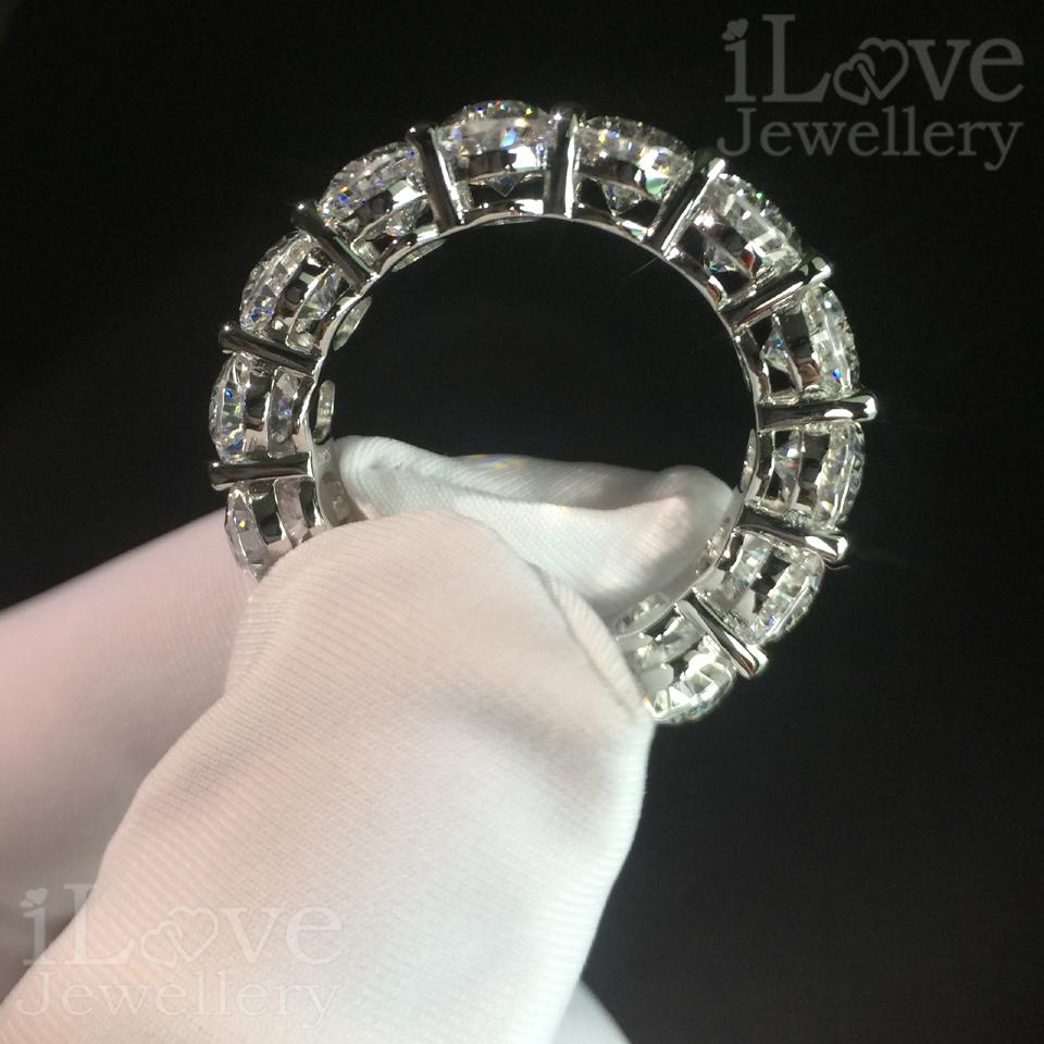 Infinity Oval Eternity Ring ILR004
