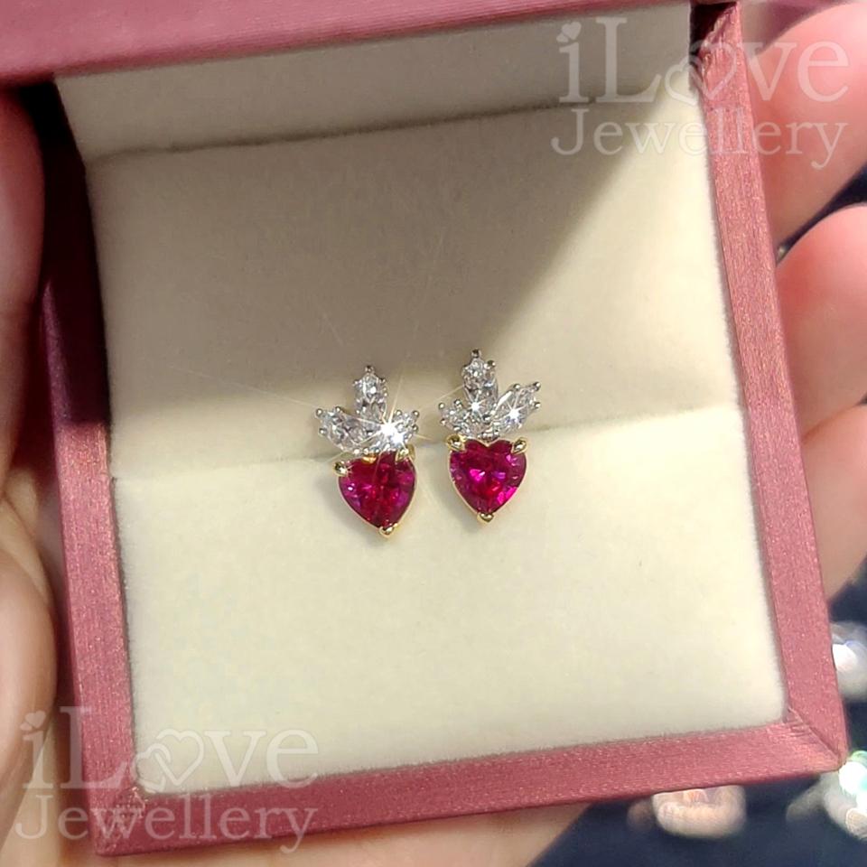 Scarlet Love Blossom Earrings ILE021
