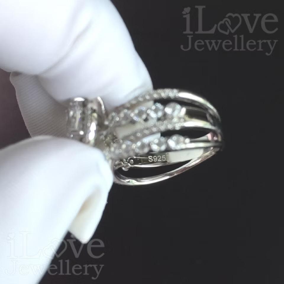 Starlight Halo Ring LR026