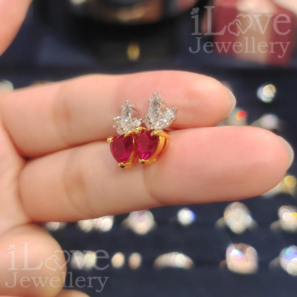 Scarlet Love Blossom Earrings ILE021