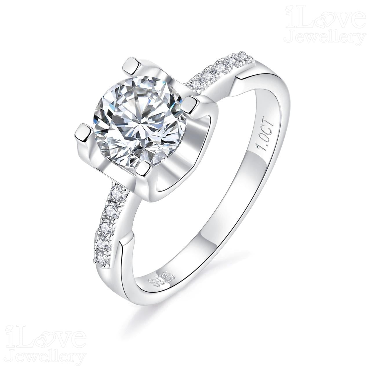 Eternal Moissanite Solitaire Ring ILR211
