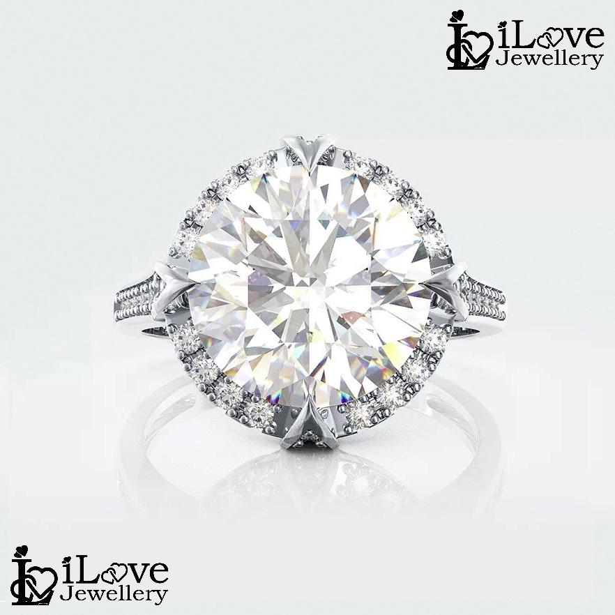 Brilliant Halo Promise Ring ILR034