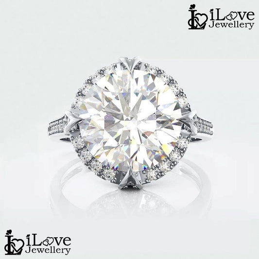 Brilliant Halo Promise Ring ILR034