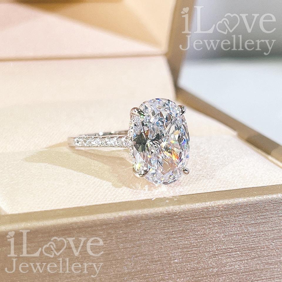 Eternal Oval Solitaire Ring ILR010
