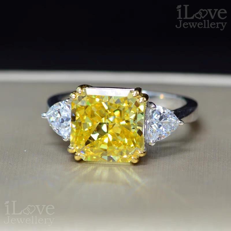 Crown Radiance Trilogy Ring ILR009 Yellow
