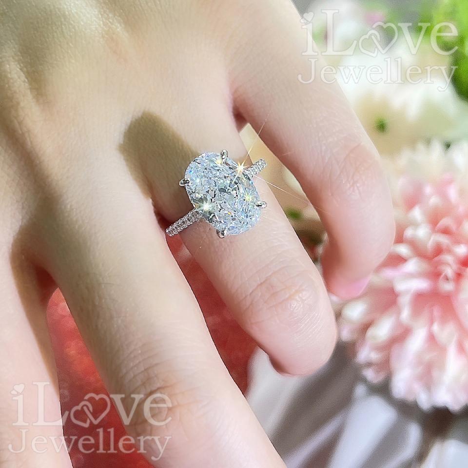 Eternal Oval Solitaire Ring ILR010