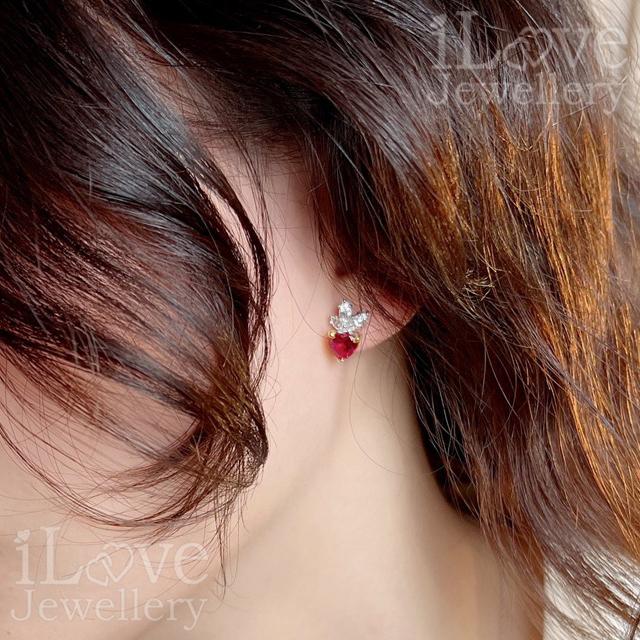 Scarlet Love Blossom Earrings ILE021
