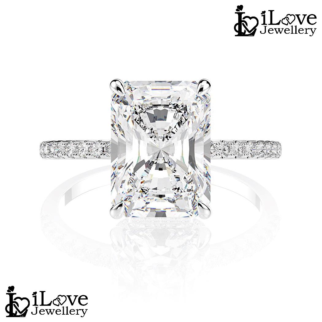 Radiant Dream Solitaire Promise Ring Premium Cubic Zirconia Malaysia