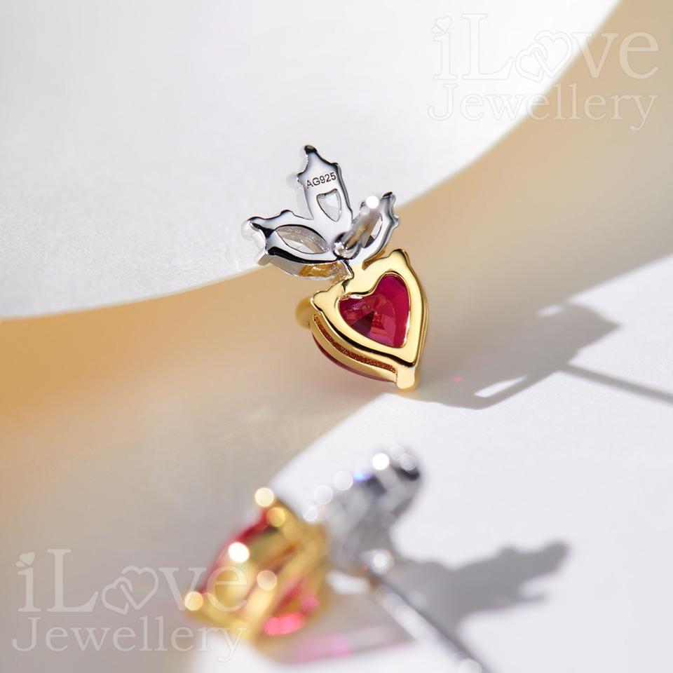 Scarlet Love Blossom Earrings ILE021