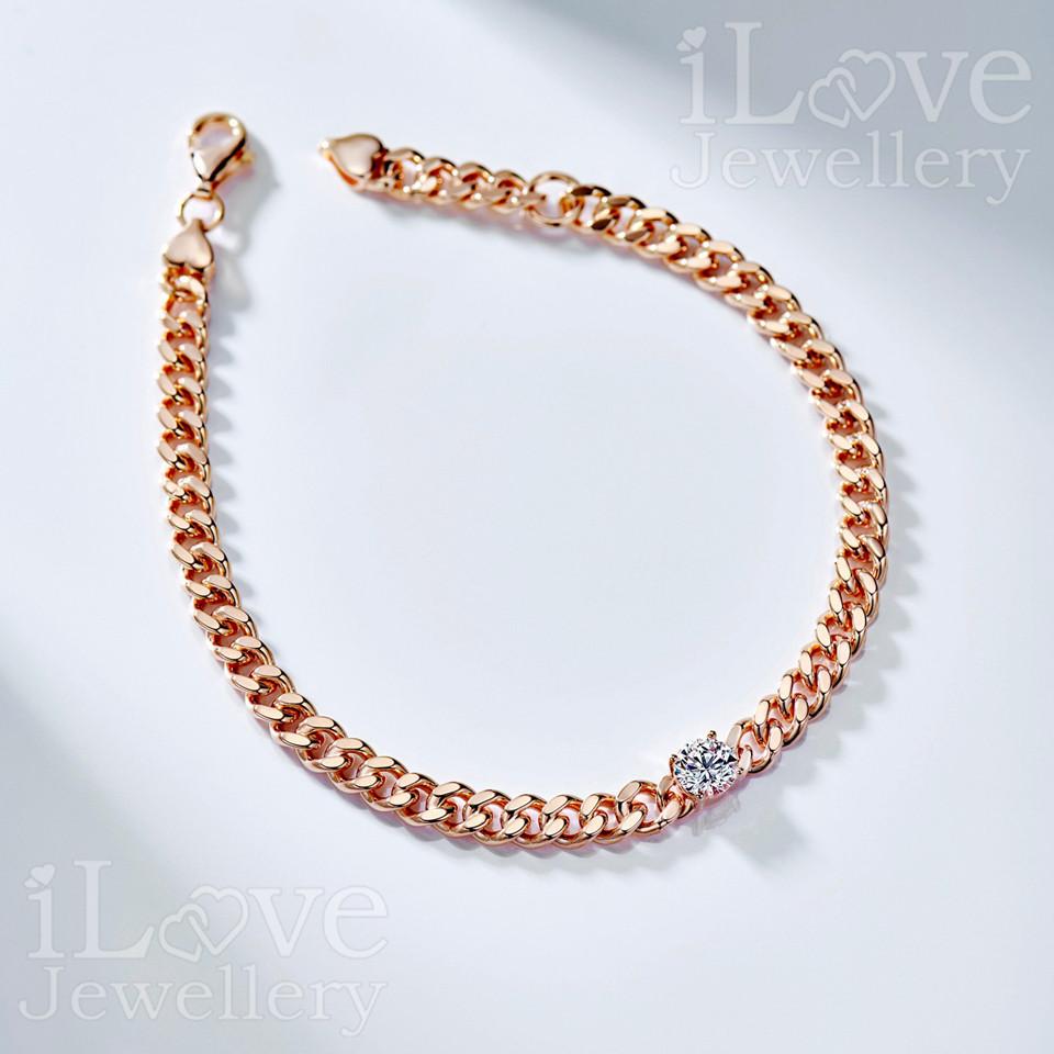 Luxe Chain Sparkle Bracelet ILB005