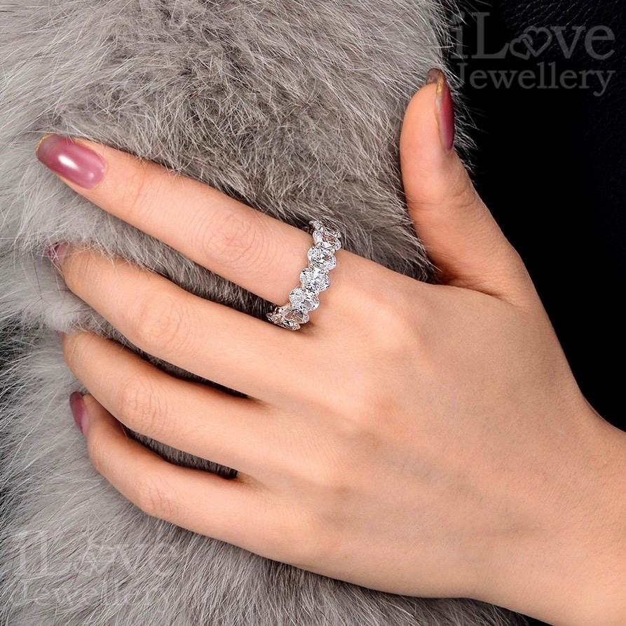 Infinity Oval Eternity Ring ILR004