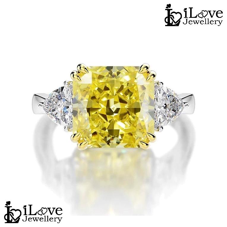 Crown Radiance Trilogy Ring ILR009 Yellow
