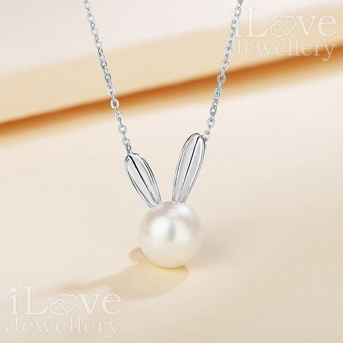 Bunny Pearl Necklace ILN102