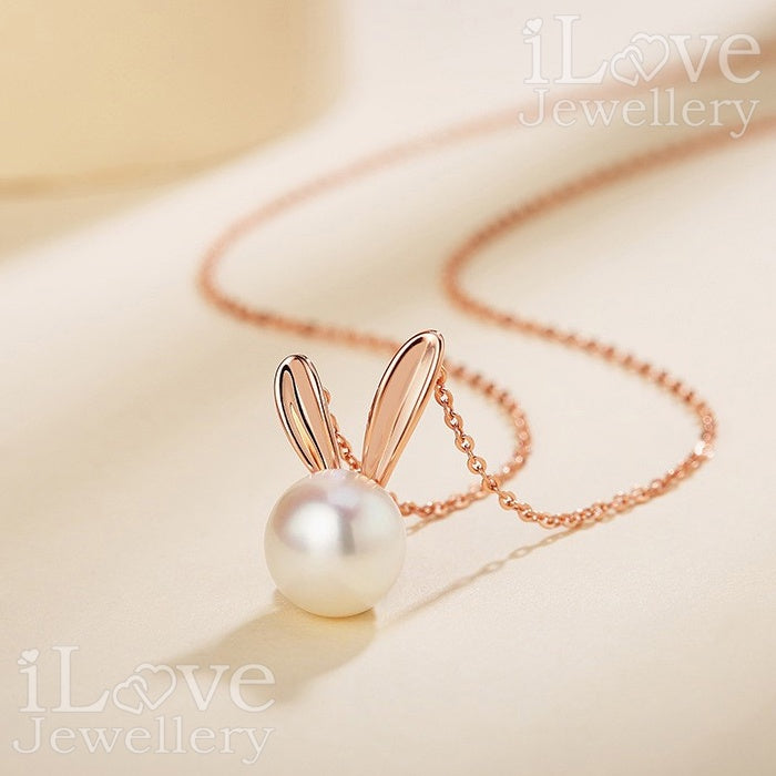 Bunny Pearl Necklace ILN102