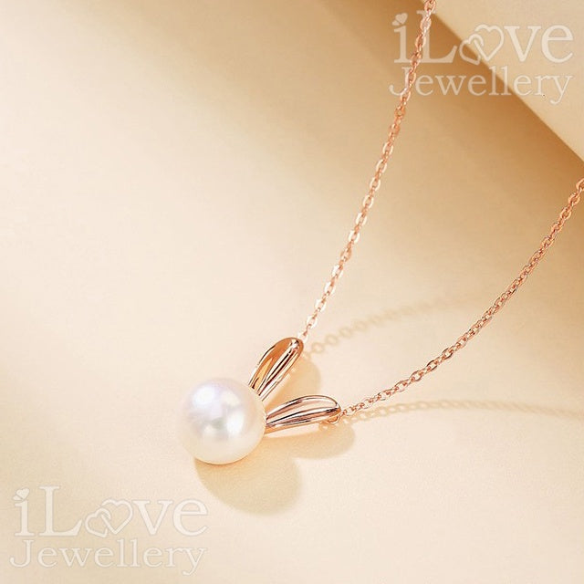 Bunny Pearl Necklace ILN102