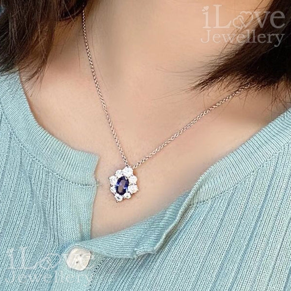 Midnight Garden Halo Necklace ILN001