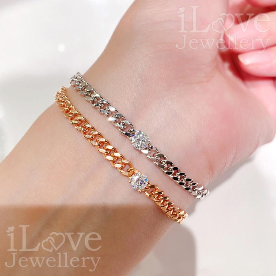 Luxe Chain Sparkle Bracelet ILB005
