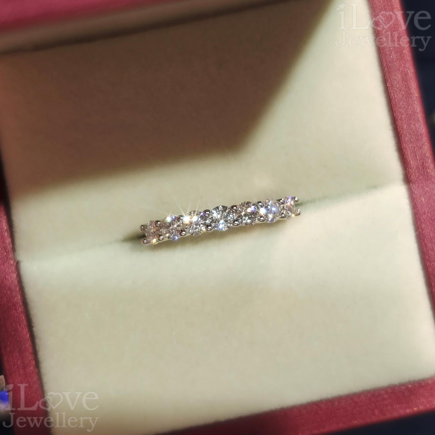 Starlight Moissanite Eternity Band ILR205