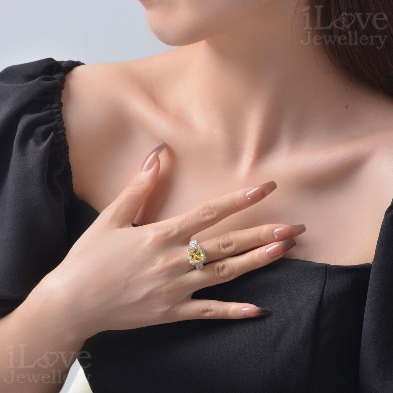 Sunshine Princess Halo Ring ILR040