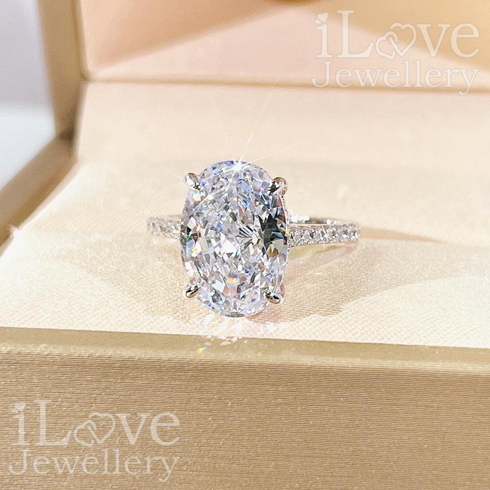Eternal Oval Solitaire Ring ILR010