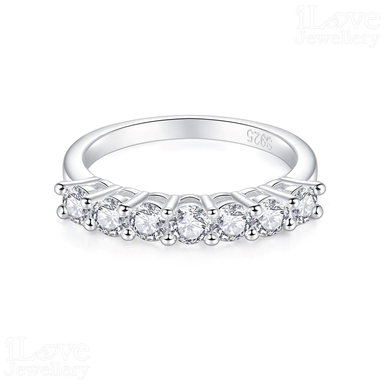 Starlight Moissanite Eternity Band ILR205