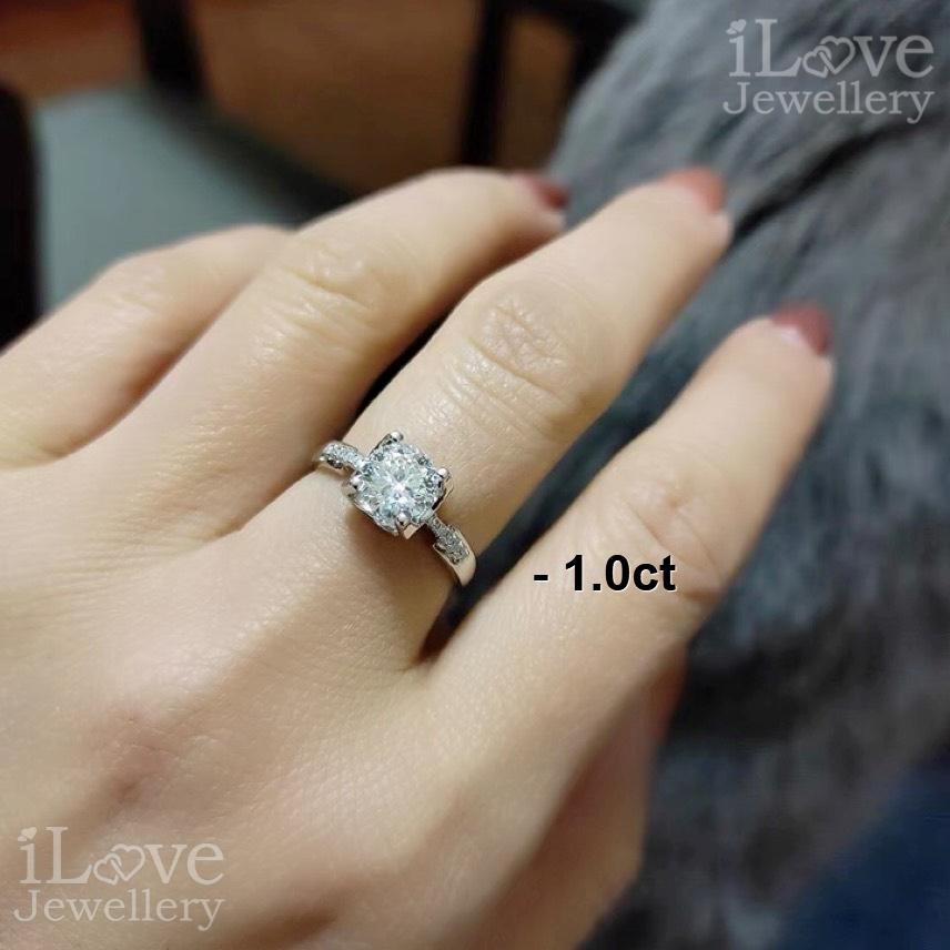Eternal Moissanite Solitaire Ring ILR211