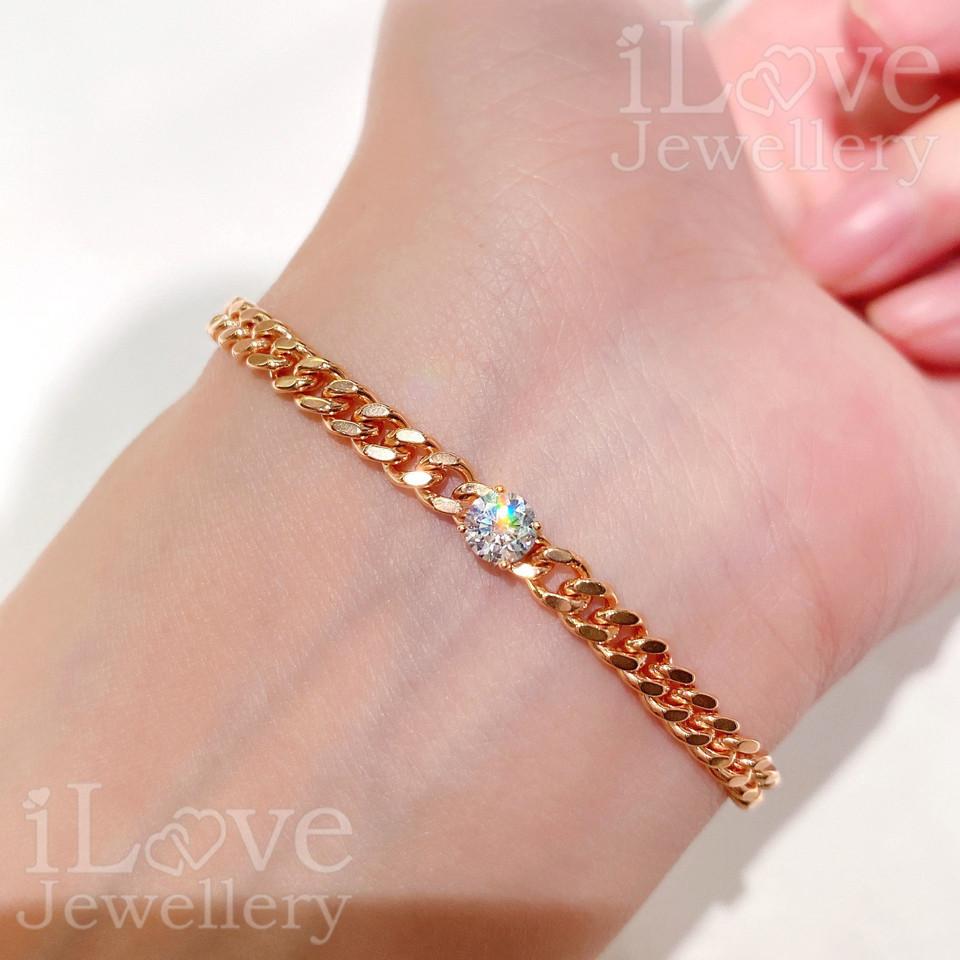Luxe Chain Sparkle Bracelet ILB005