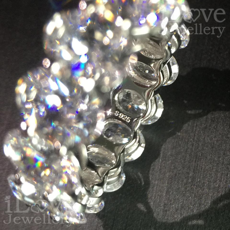 Infinity Oval Eternity Ring ILR004