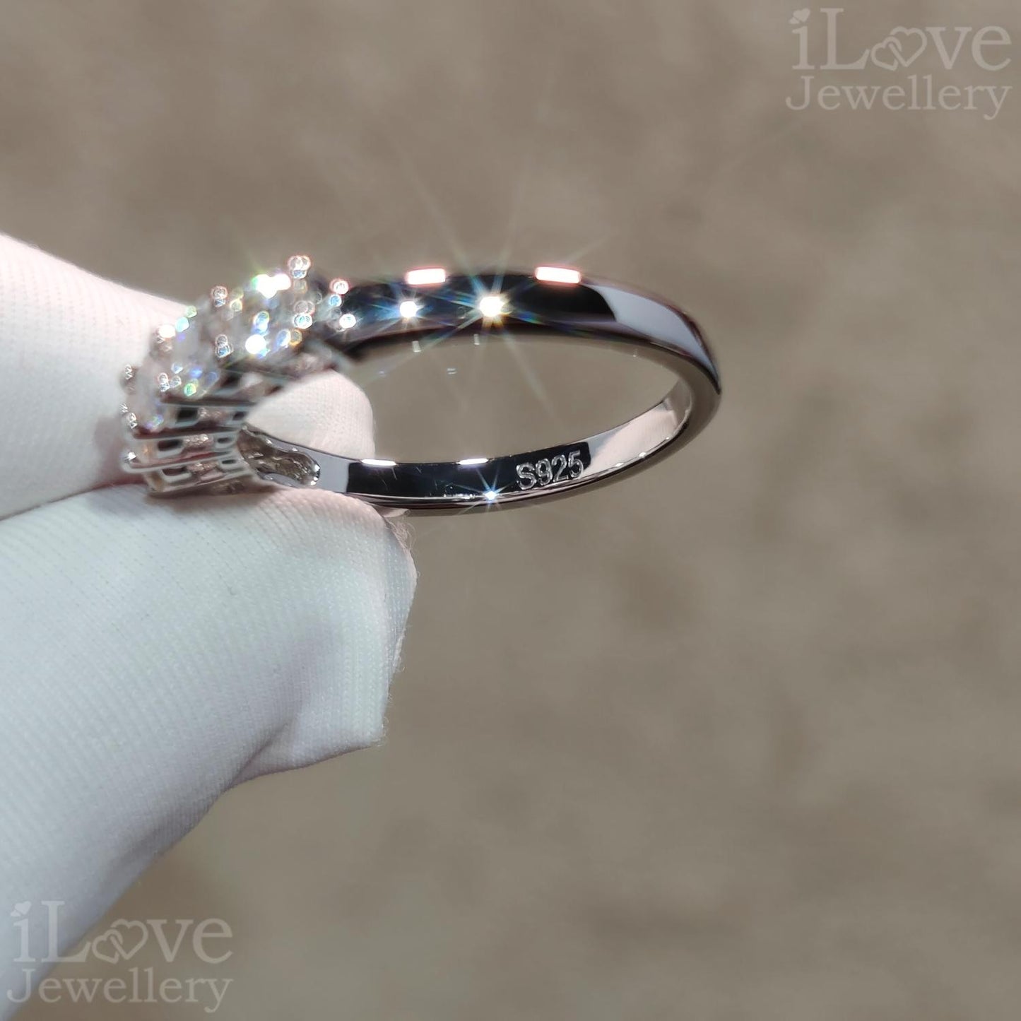 Starlight Moissanite Eternity Band ILR205