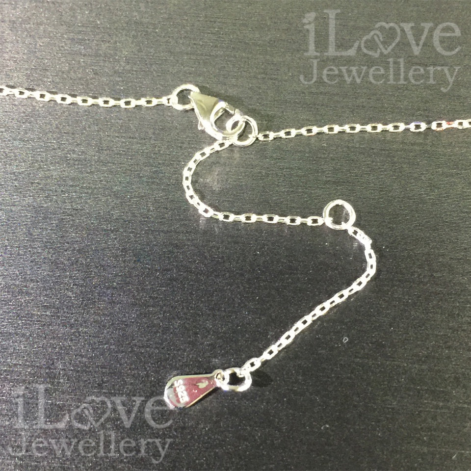 Starburst Princess Sparkle Solitaire Necklace ILN007