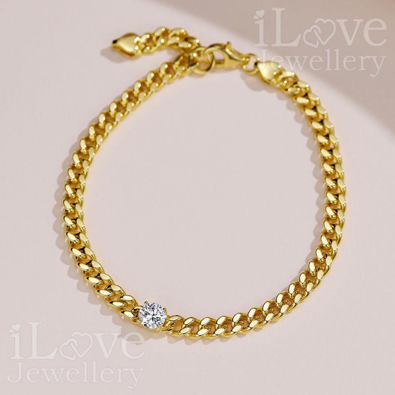 Luxe Chain Sparkle Bracelet ILB005