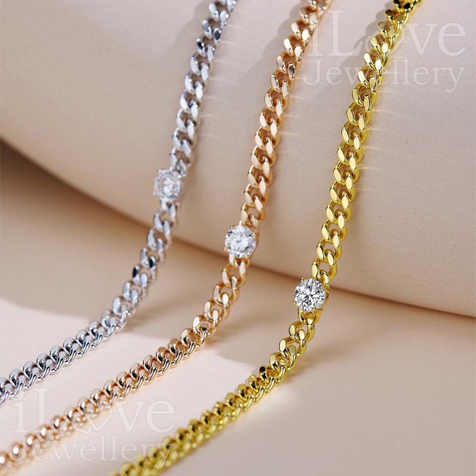 Luxe Chain Sparkle Bracelet ILB005