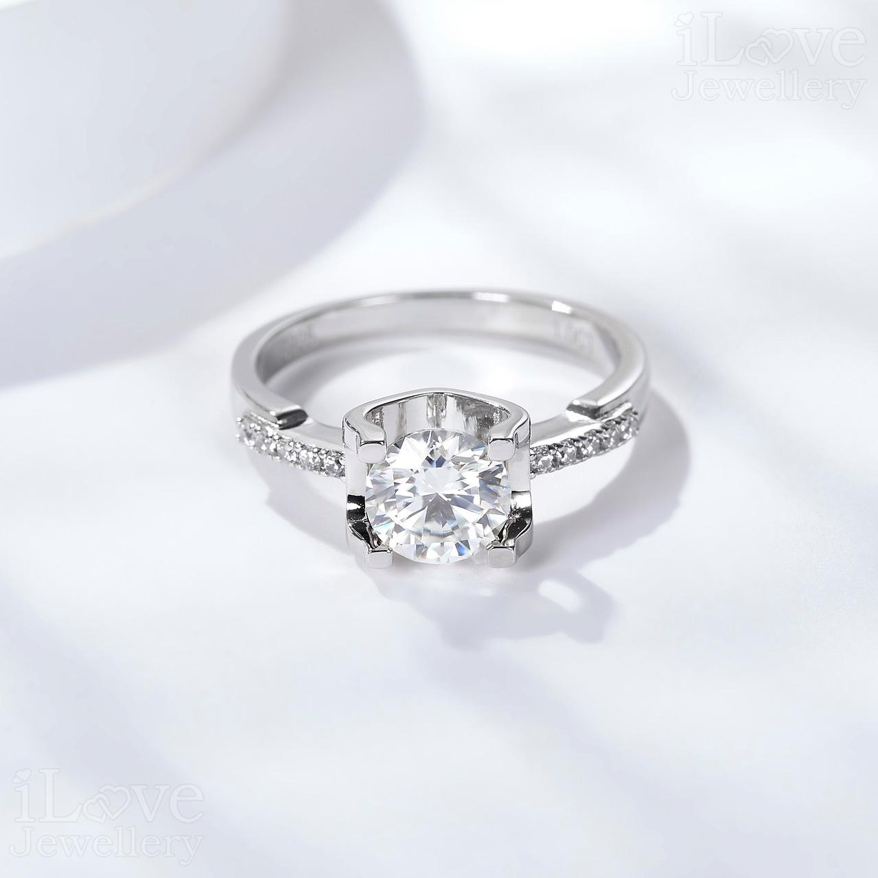 Eternal Moissanite Solitaire Ring ILR211