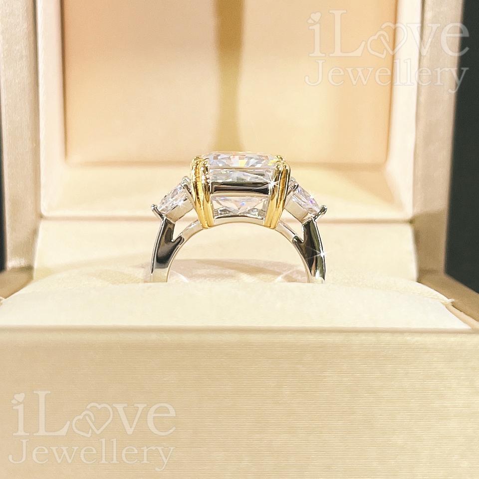 Crown Radiance Trilogy Ring ILR009 White