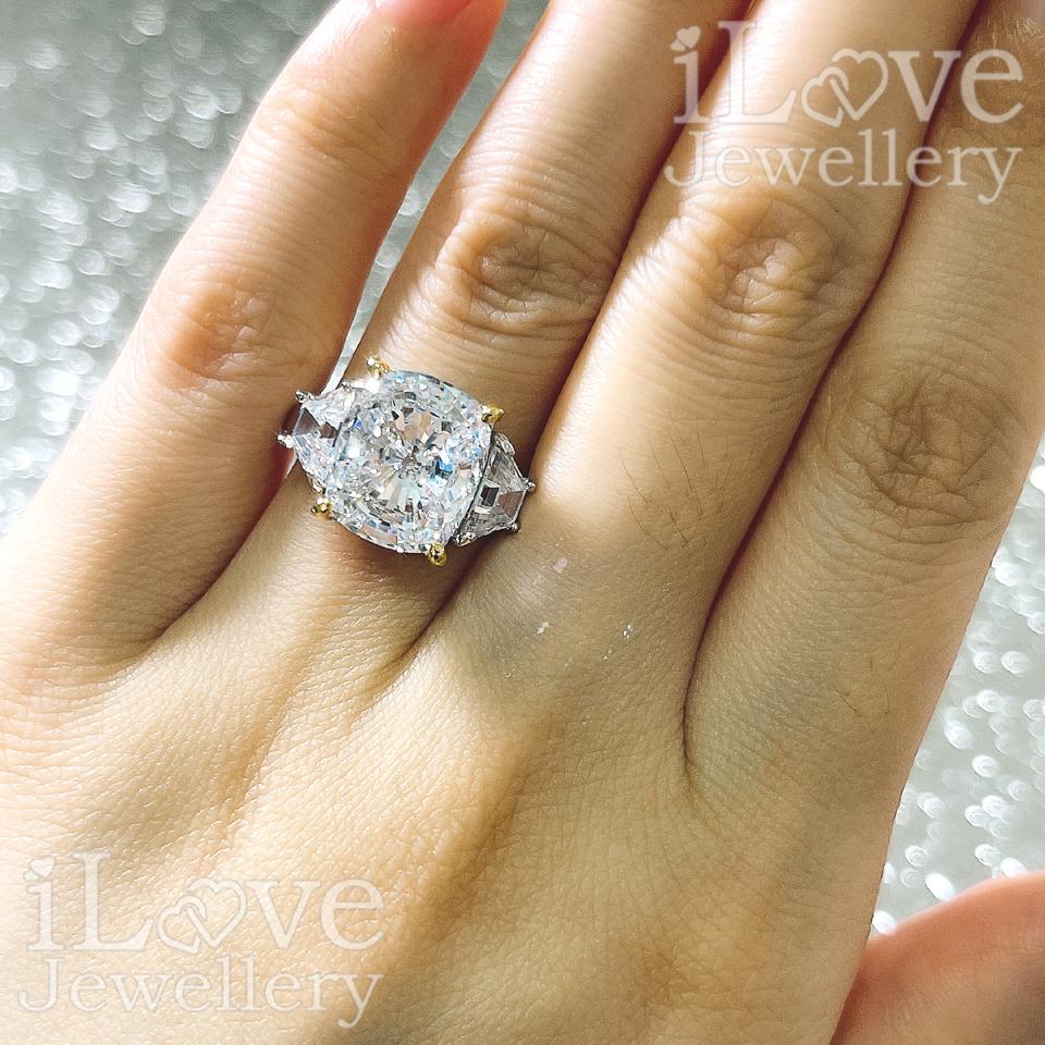 Sunlit Empress Oval Trilogy Ring ILR024
