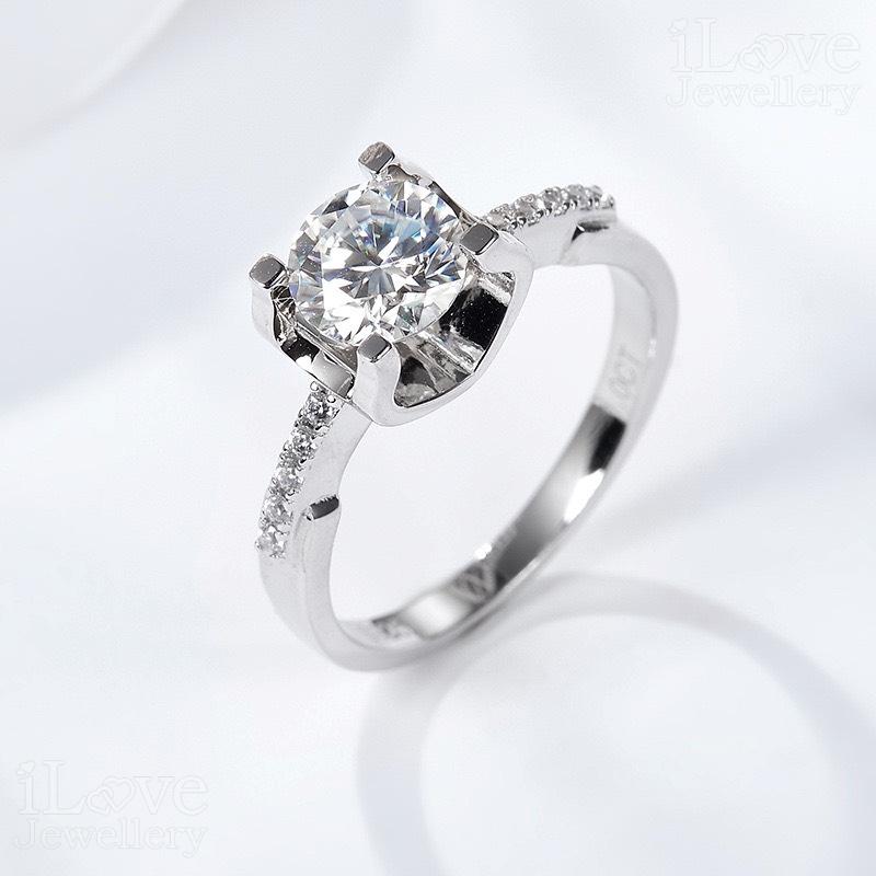 Eternal Moissanite Solitaire Ring ILR211