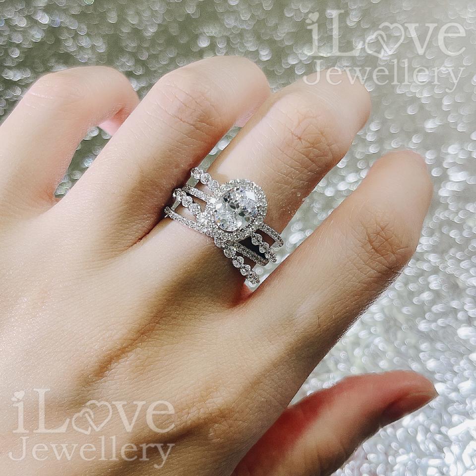 Starlight Halo Ring LR026