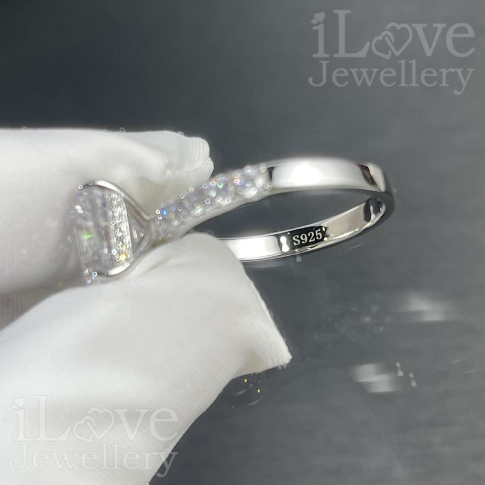 Forever Cushion Solitaire Ring ILR016