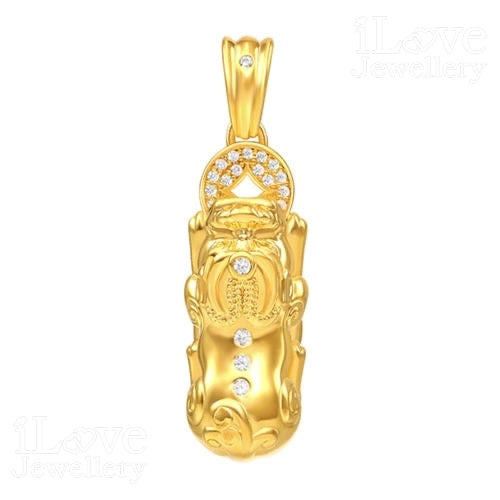 Lucky Pixiu Pendant S925 Silver Chain ILN301
