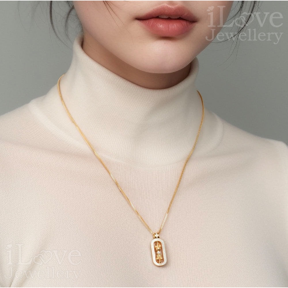Lucky Pixiu Pendant S925 Silver Chain ILN301