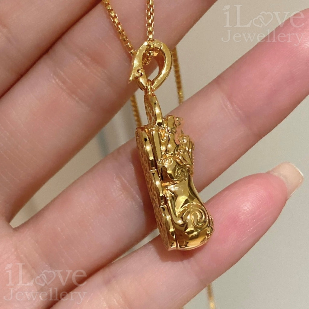 Lucky Pixiu Pendant S925 Silver Chain ILN301