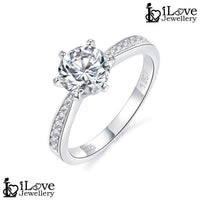 Round Cut Solitaire Moissanite Ring ILR209