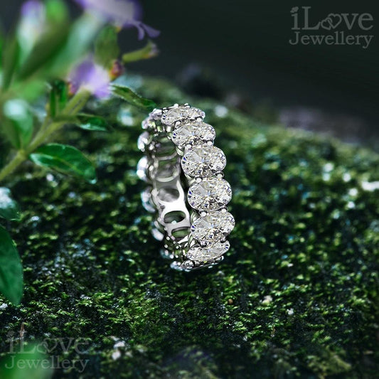 Infinity Oval Eternity Ring ILR004
