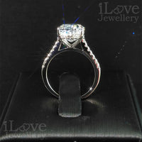 Eternal Oval Solitaire Ring ILR010