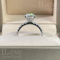 Forever Cushion Solitaire Ring ILR016