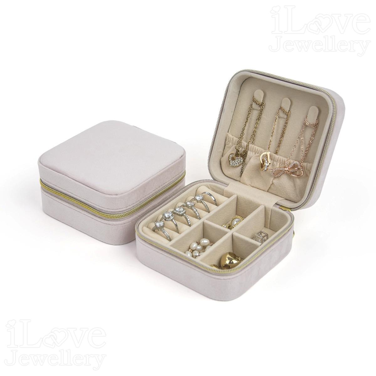 Premium Jewelry Box Flannel Organizer Storage ILG004