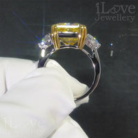 Crown Radiance Trilogy Ring ILR009 Yellow