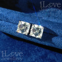 Timeless Asscher Stud Earrings ILE007